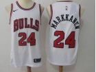 Nike Chicago Bulls #24 Lauri Markkanen White Swingman Jerseys