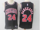 Nike Chicago Bulls #24 Lauri Markkanen Black Swingman Jerseys