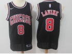 Nike Chicago Bulls #8 Zach Lavine Black Swingman Basketball Jerseys