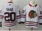 Adidas Chicago Blackhawks #20 Brandon Saad White Hockey Jersey