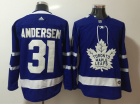 Adidas Toronto Maple Leafs #31 Frederik Anderson Blue Jersey