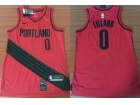 2017 Nike Portland Trail Blazers #0 Damian Lillard Red Basketball Jersey