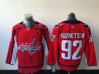 Adidas Washington Capitals #92 Evgeny Kuznetsov Red Hockey Jersey