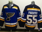 Adidas St.Louis Blues #55 Colton Parayko Blue Hockey Jersey