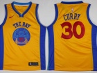 Nike Golden State Warriors #30 Stephen Curry Yellow City Swingman Jersey