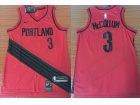 Nike Portland Trail Blazers #3 CJ McCollum Red Swingman Basketball Jersey