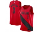 Nike Portland Trail Blazers #3 CJ McCollum Red Swingman Basketball Jersey