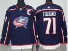 Adidas Columbus Blue Jackets #71 Nick Foligno Blue Hockey Jersey