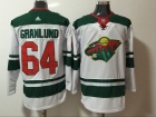 Adidas Minnesota Wild #64 Mikael Granlund White Hockey Jersey