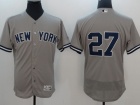 New York Yankees #27 Giancarlo Stanton Grey Flexbase Jersey