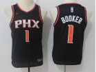 Nike Youth Phoenix Suns #1 Devin Booker Black Swingman Jersey