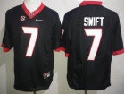 Georgia Bulldogs #7 D'Andre Swift Black College Football Limited Jerseys