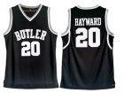 Butler University #20 Gordon Hayward Black Basketball Jersey