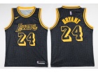 Nike Los Angeles Lakers 24# Kobe Bryant Black City Swingman Jersey