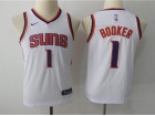 Nike Youth Phoenix Suns #1 Devin Booker White Swingman Jersey