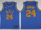 Nike Los Angeles Lakers 24# Kobe Bryant Blue MPLS Swingman Jersey