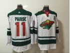 Adidas Minnesota Wild #11 Zach Parise White Hockey Jersey