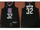 2017 Nike Los Angeles Clippers #32 Blake Griffin Black Basketball Jersey