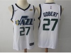 Nike Utah Jazz #27 Rudy Gobert White Swingman Basketball Jersey