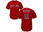 Boston Red Sox #11 Rafael Devers Red Custom Baseball Jersey