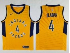 Nike Indina Pacers #4 Victor Oladipo Yellow Swingman Basketball Jersey