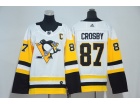 Adidas Youth Pittsburgh Penguins #87 Sidney Crosby White Hockey Jersey