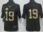 Pittsburgh Steelers #19 JuJu Smith-Schuster Anthracite Salute To Service Limited Jersey