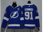 Adidas Youth Adidas Tampa Bay Lightning #91 Steven Stamkos Blue Hockey Jersey