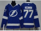 Adidas Youth Adidas Tampa Bay Lightning #77 Victor Hedman Blue Hockey Jersey