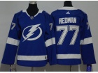 Adidas Women Tampa Bay Lightning #77 Victor Hedman Blue Hockey Jersey