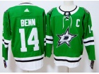 Adidas Dallas Stars #14 Jamie Benn Green Hockey Jersey