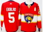 Adidas Florida Panthers #5 Aaron Ekblad Red Hockey Jersey