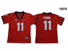 2017 Youth Georgia Bulldogs #11 Jake Fromm Red Football Jersey