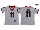 2017 Youth Georgia Bulldogs #11 Jake Fromm White Football Jersey