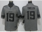 Minnesota Vikings #19 Adam Thiele Gridiron Grey Limited Football Jersey