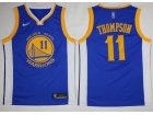 Nike Golden State Warriors #11 Klay Thompson Blue Swingman Jersey