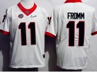 Georgia Bulldogs #11 Jake Fromm White Diamond Limited Jersey