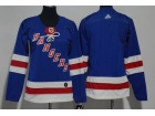 Adidas Women New York Rangers Blank Blue Hockey Jersey