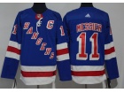 Adidas New York Rangers #11 Mark Messier Blue Hockey Jersey