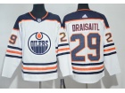 Adidas Edmonton Oilers #29 Leon Draisaitl White Hockey Jersey