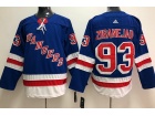 Adidas New York Rangers #93 Mika Zibanejad Blue Hockey Jersey