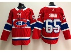 Adidas Montreal Canadiens #65 Andrew Shaw Red Hockey Jersey