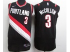 Nike Portland Trail Blazers #3 CJ McCollum Black Basketball Jersey