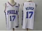 Nike Philadelphia 76ers #17 J.J. Redick White Basketball Jersey