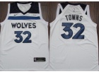 Nike Minnesota Timberwolves #32 Anthony Towns White Basketball Jersey