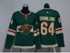 Adidas Womens Minnesota Wild #64 Mikael Granlund Green Hockey Jersey