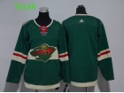 Adidas Youth Minnesota Wild Blank Green Hockey Jersey