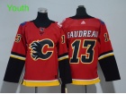 Adidas Youth Calgary Flames #13 Johnny Gaudreau Red Hockey Jersey