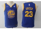 Nike Youth Golden State Warriors #23 Draymond Green Blue Swingman Jersey