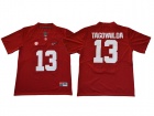 Alabama Crimson Tide #13 Tua Tagovailoa Red 2018 Diamond Quest Limited Jersey